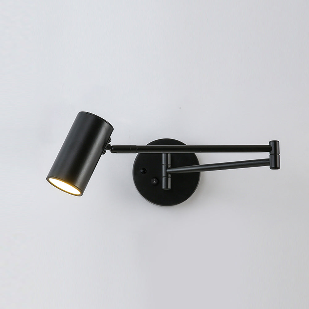 Moderne Wandleuchte aus Eisen mit integrierter LED - Elegantes und verstellbares Design