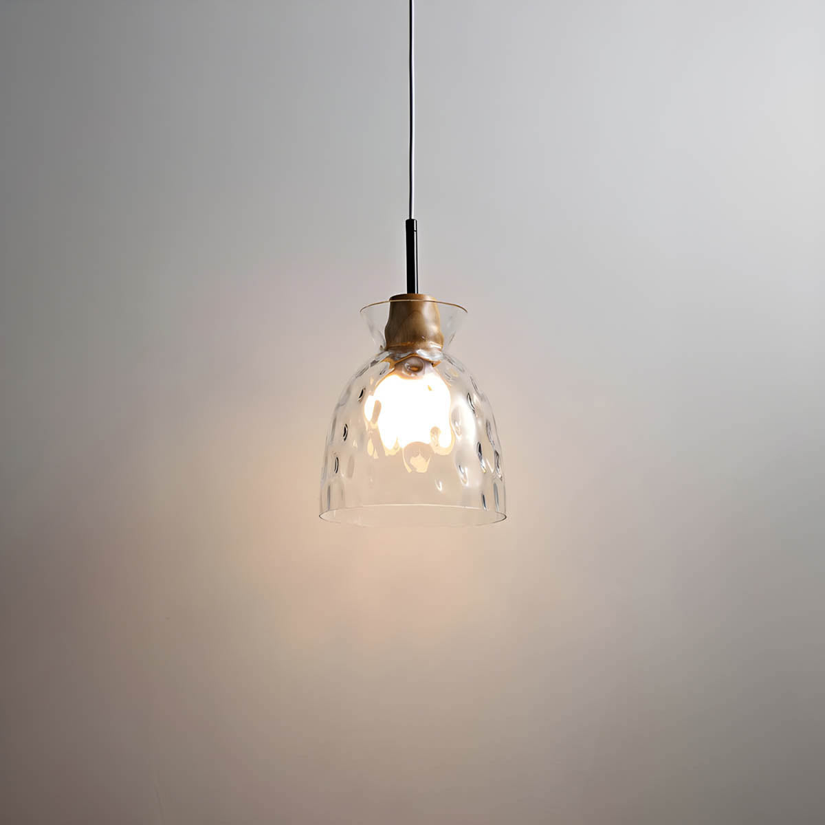 Glas Hängeleuchte TOKYO – Minimalistische Deckenlampe mit 1 oder 3 Köpfen