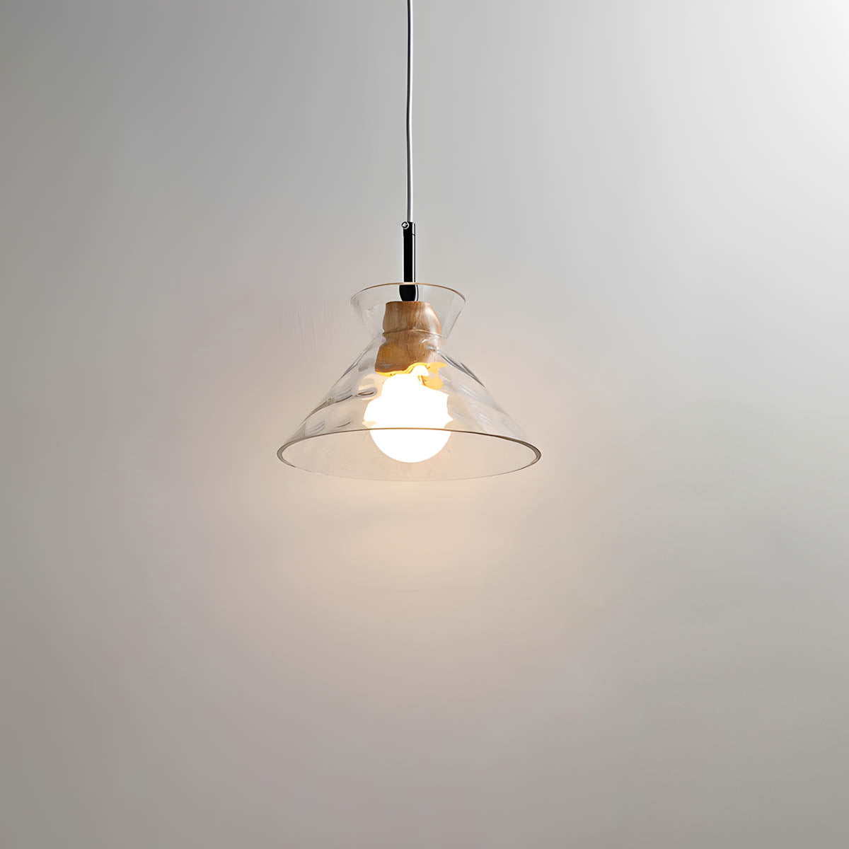 Glas Hängeleuchte TOKYO – Minimalistische Deckenlampe mit 1 oder 3 Köpfen