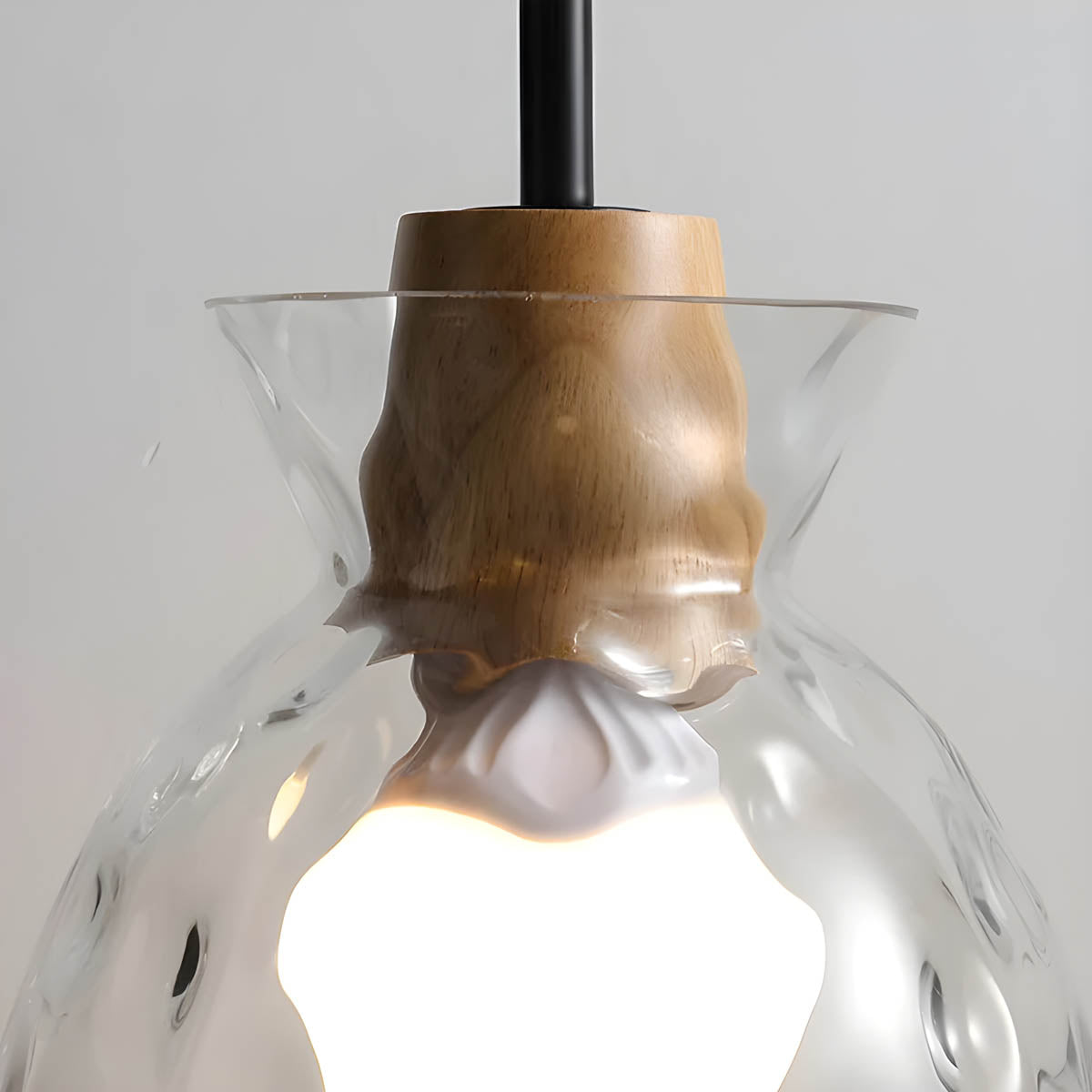 Glas Hängeleuchte TOKYO – Minimalistische Deckenlampe mit 1 oder 3 Köpfen