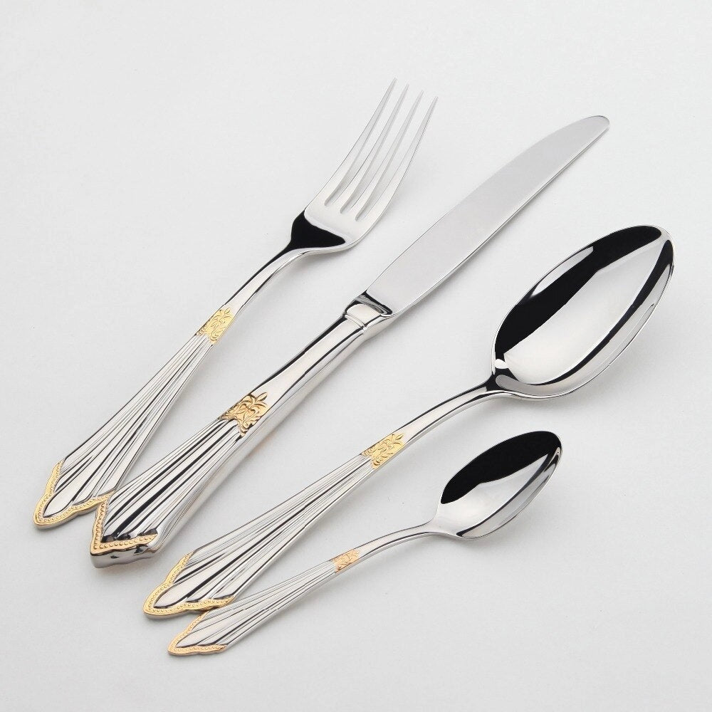 Garduru Gold- & Silberbesteckset für Hochzeiten und Festlichkeiten