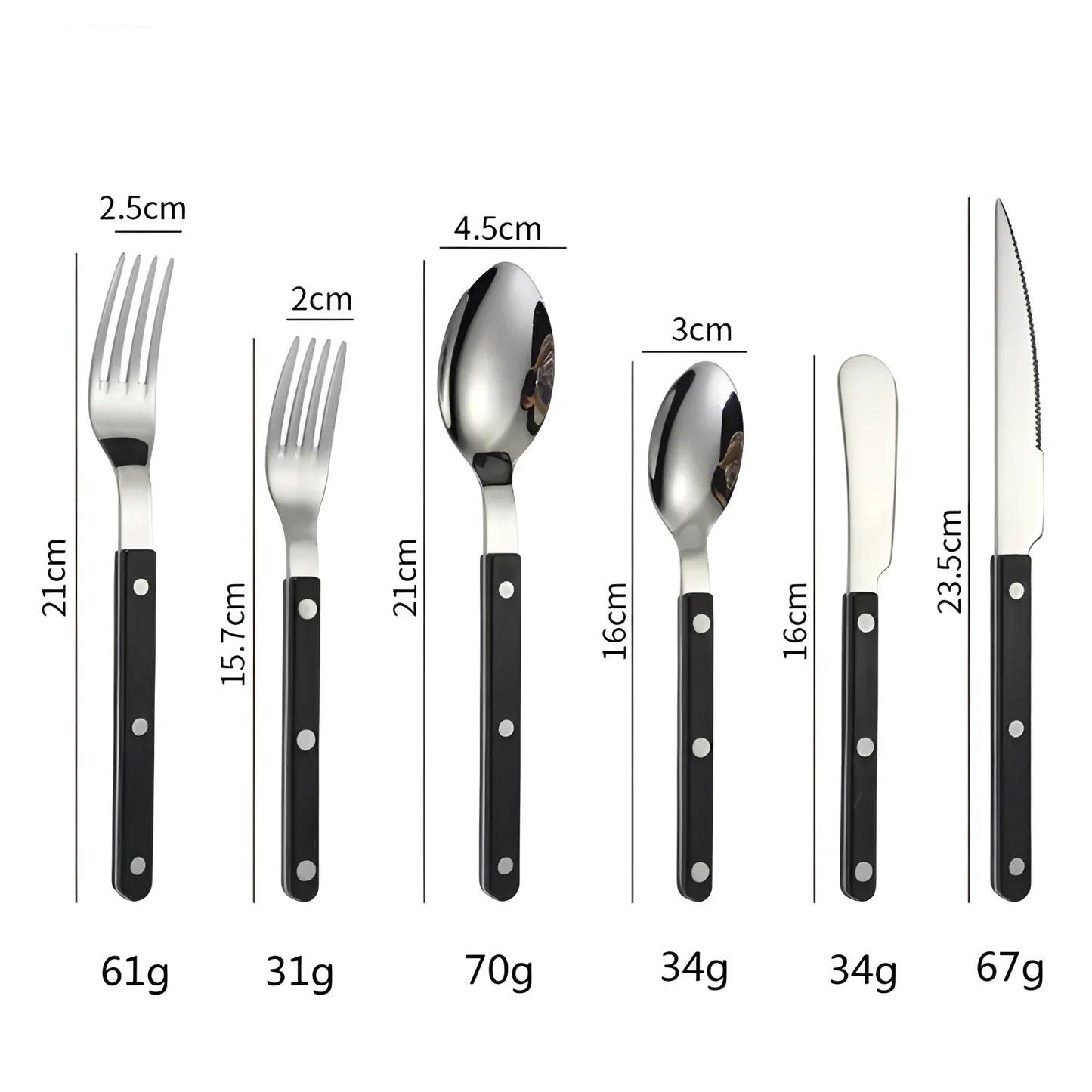 Garduru Luxus-Besteckset mit Perlengriffen für stilvolle Tischdecken