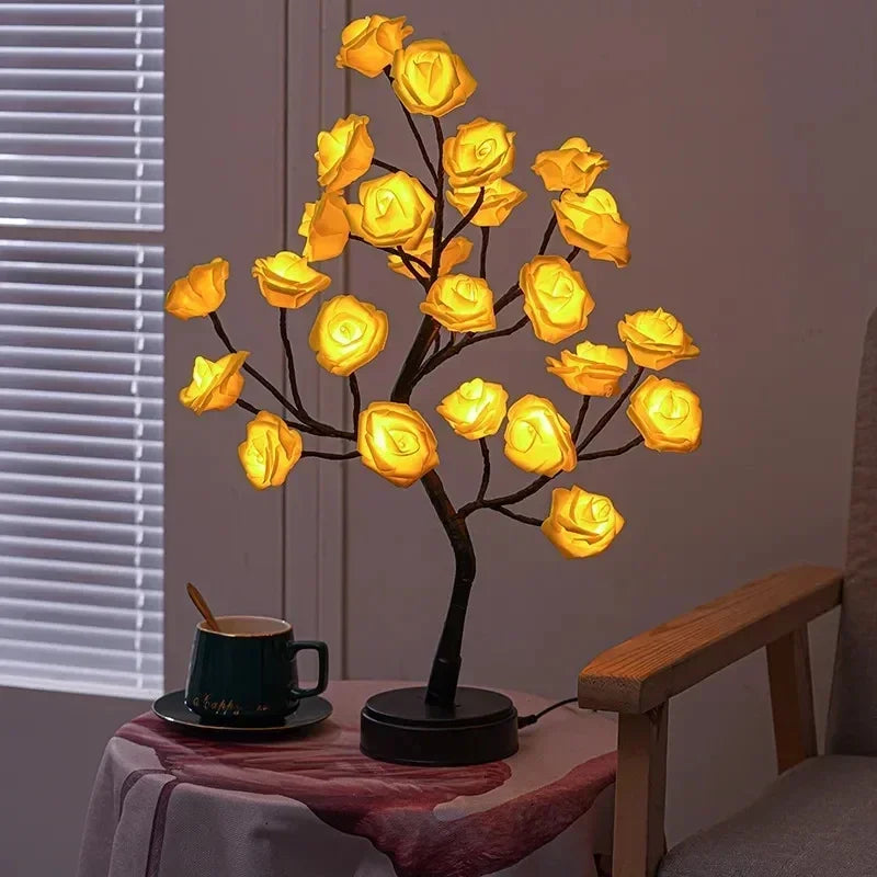 LED Rosenlampe für Beleuchtung im Zuhause | RoseGlow