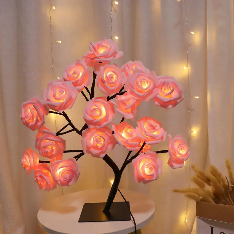 LED Rosenlampe für Beleuchtung im Zuhause | RoseGlow