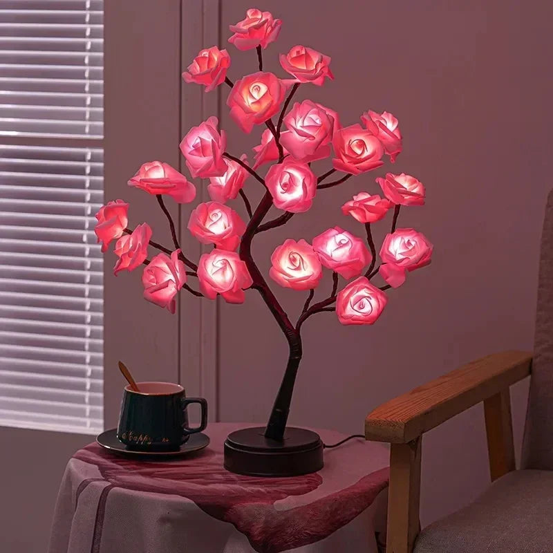 LED Rosenlampe für Beleuchtung im Zuhause | RoseGlow