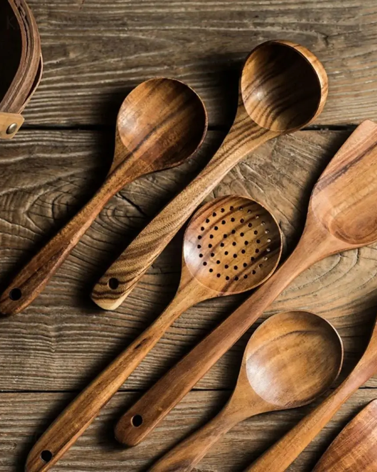 Tierra – Luxus Teak Holz Küchenset für nachhaltiges & elegantes Kochen