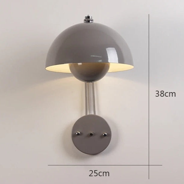 Auroraglo moderne Wandleuchte - Blumenform-Design, LED-Beleuchtung, ideal für das Schlafzimmer