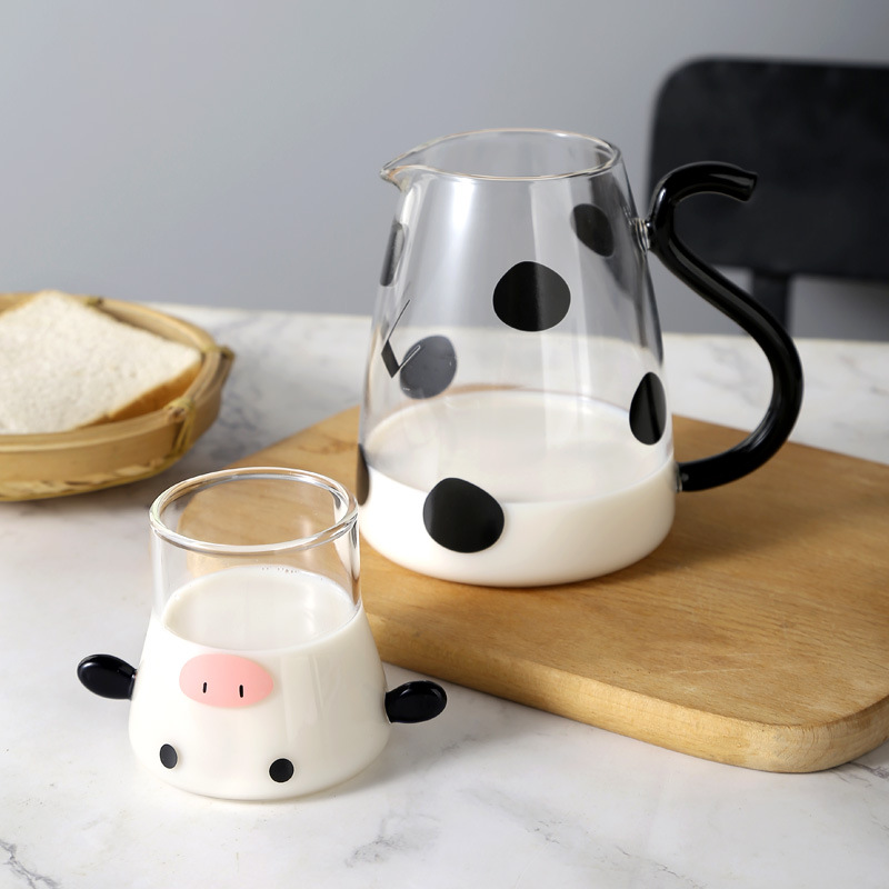 Udderly Glas Teekanne & Becher Set