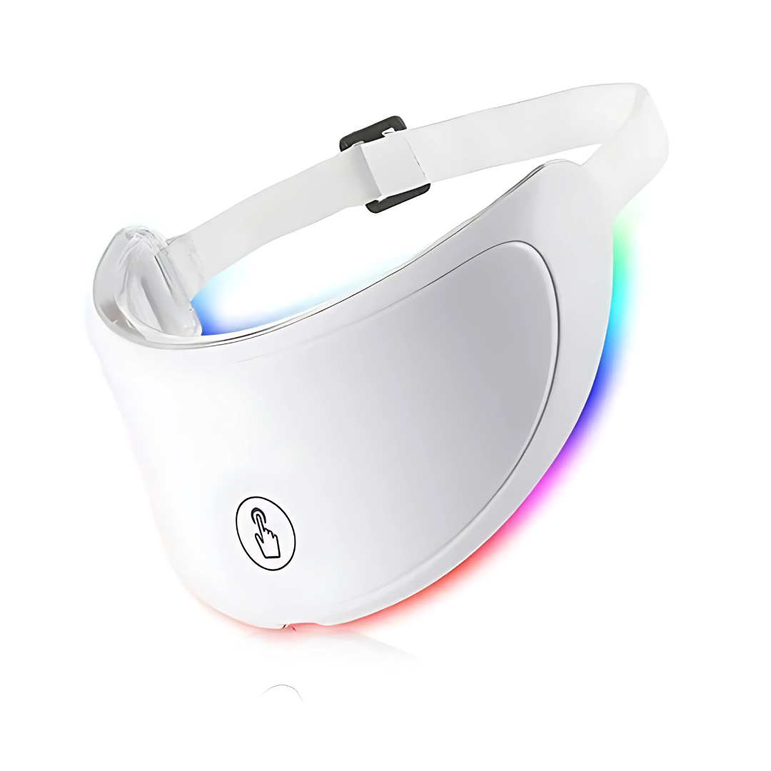 LED-Gesichtsmaske mit Nackenlichttherapie