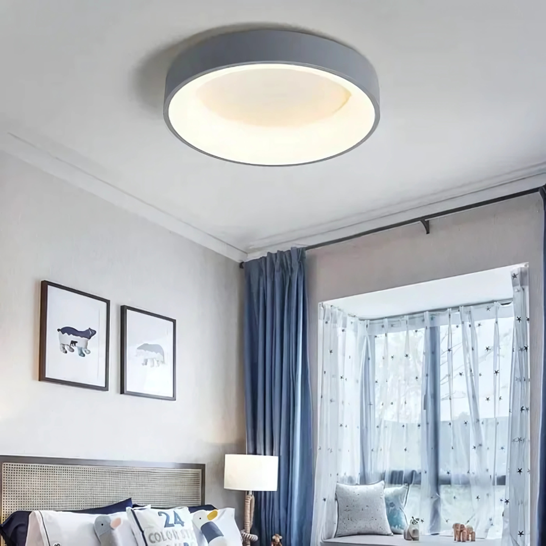 Deckenleuchte LED | Nordisch Rund Modern Flächenleuchte