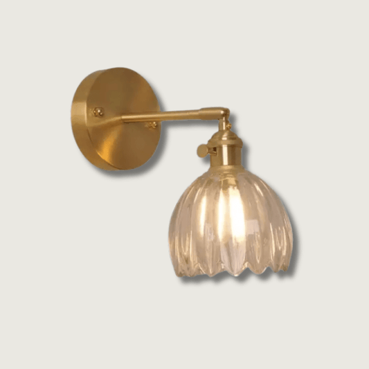 PetalShine - Retro Wandlampe in Blumenform