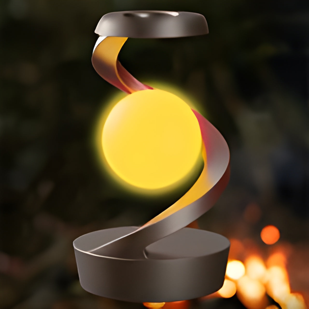 Drehbare Schwimmende Tischlampe | LumeOrbit