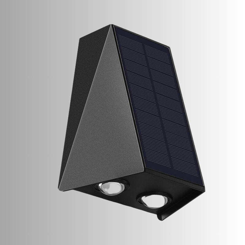 Solar LED Wandlampe – Nachhaltige und wasserdichte Außenbeleuchtung für Garten und Terrasse