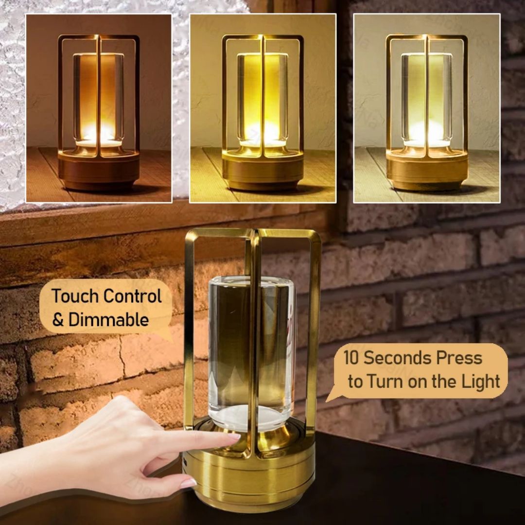 Clarize LED Drahtlose Retro Metall Bar Schreibtischlampe