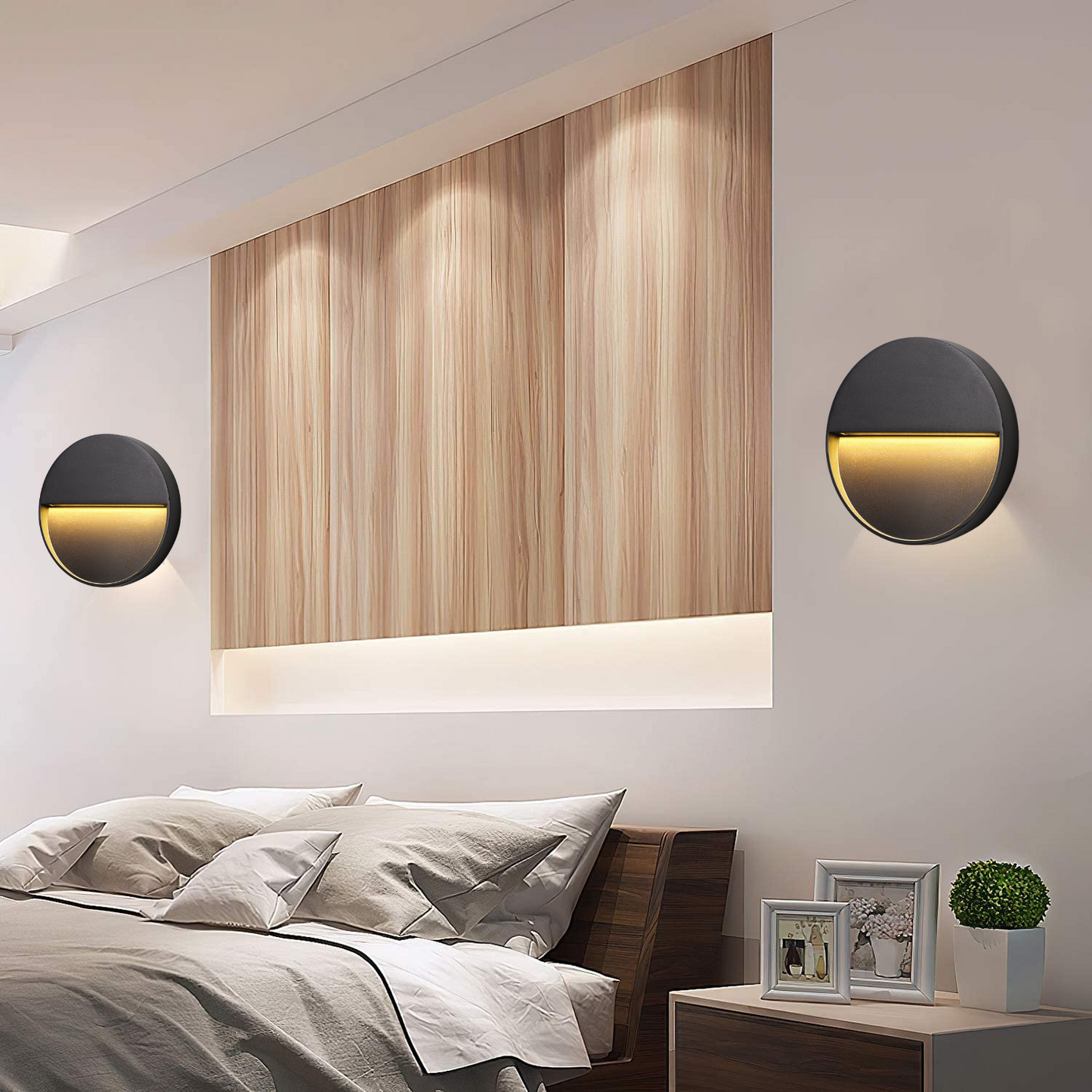 LED-Wandleuchte für Treppen - Wetterfeste Aluminium-Außenlampe