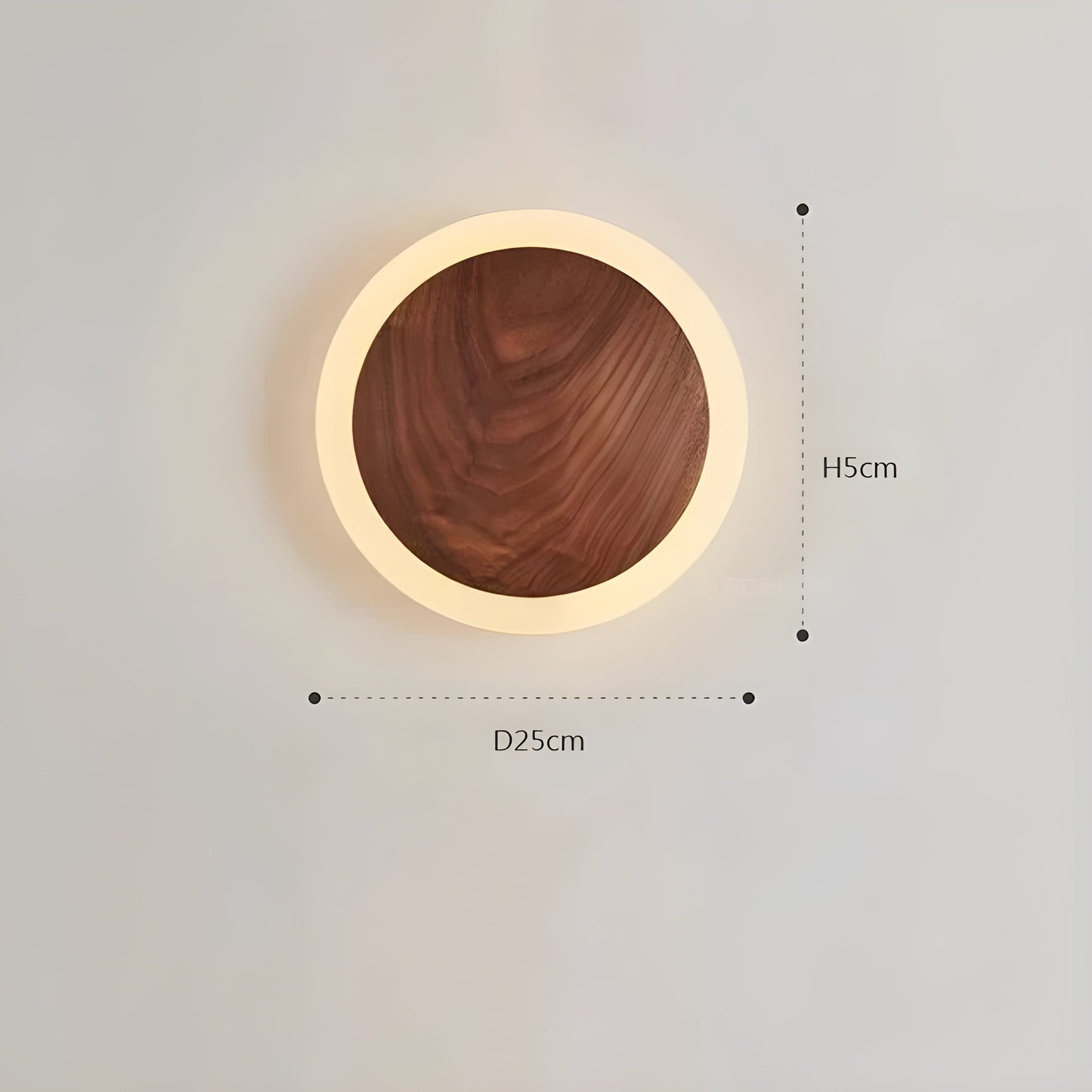 Garduru Light - Nordic Walnut LED Wandlampe