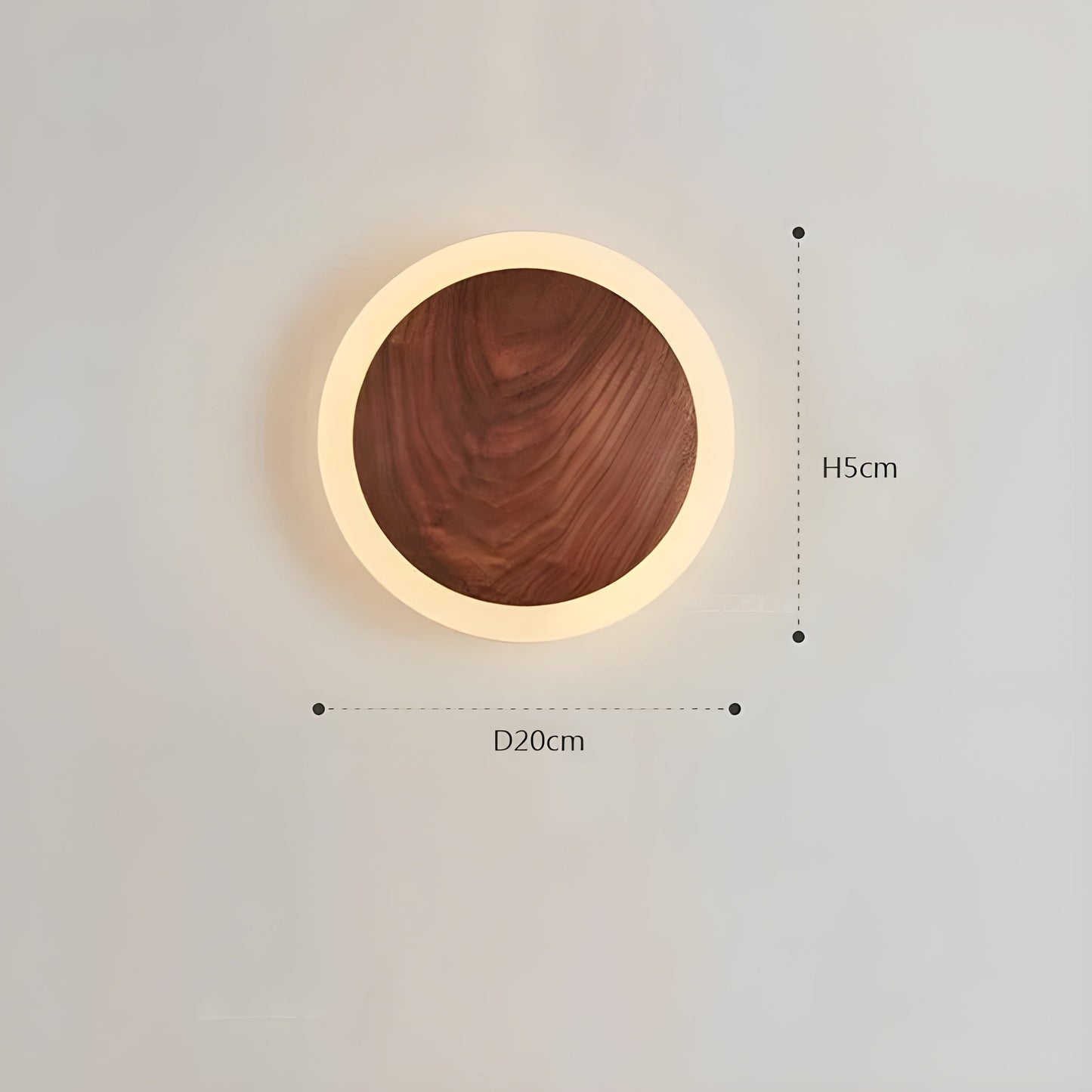 Garduru Light - Nordic Walnut LED Wandlampe