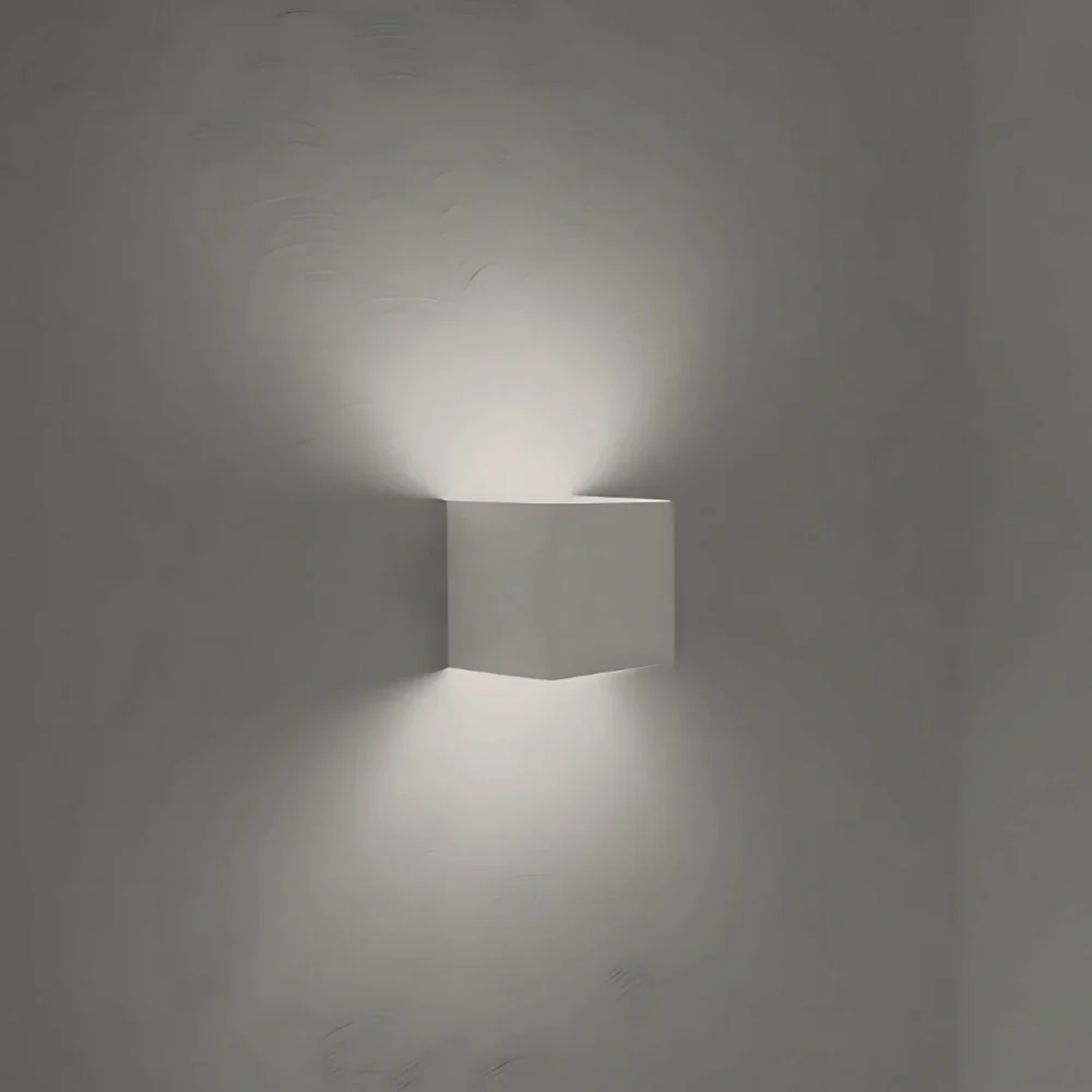 Moderne schwarze Aluminium-Wandlampe