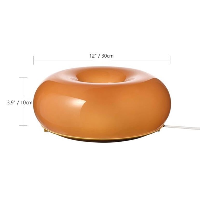 Lampe Donut Bauhaus - Schreibtischlampe und dimmbare LED-Wanddekoration
