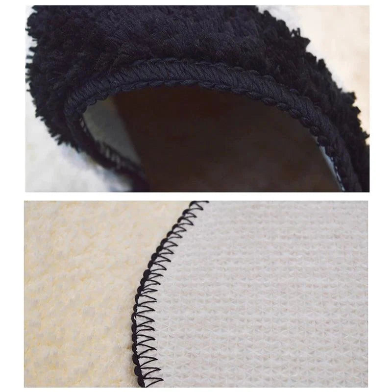 Moderner Vintage-Tufting-Teppich in Schwarz und Weiß │ Weicher, ästhetischer Bodenteppich, Fußmatte │ Für die Dekoration des Wohnzimmers zu Hause
