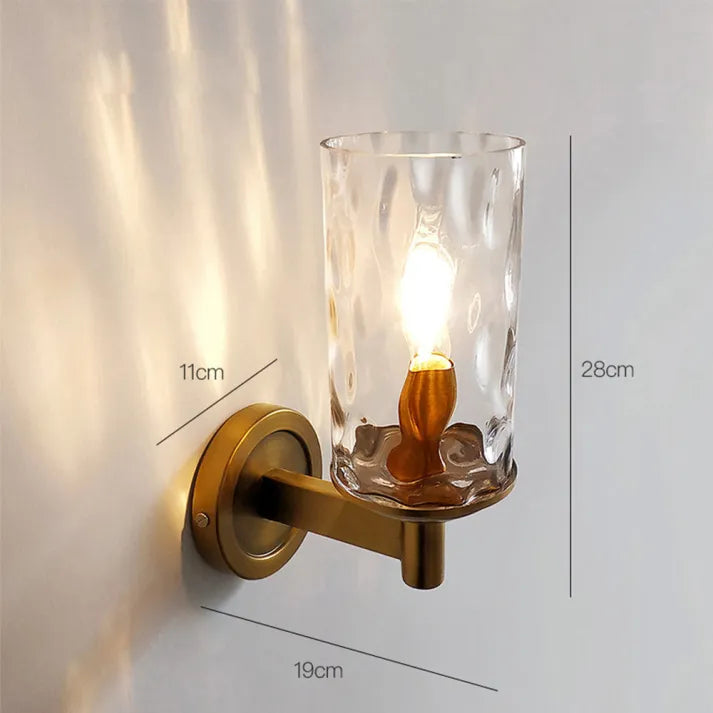 Retro-Klassische Wandleuchte aus Glas – Vintage-Eleganz für Ihr Interieur