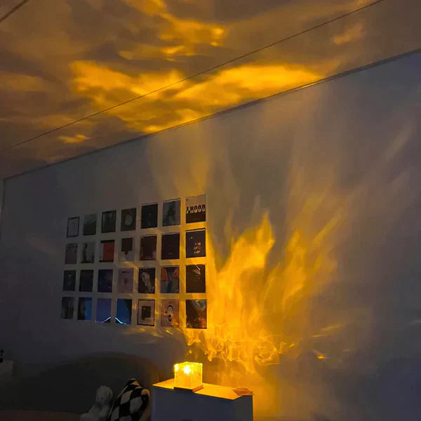 Lampe CubeLight - Ambiente Beleuchtung mit 12 Farben und Fernbedienung