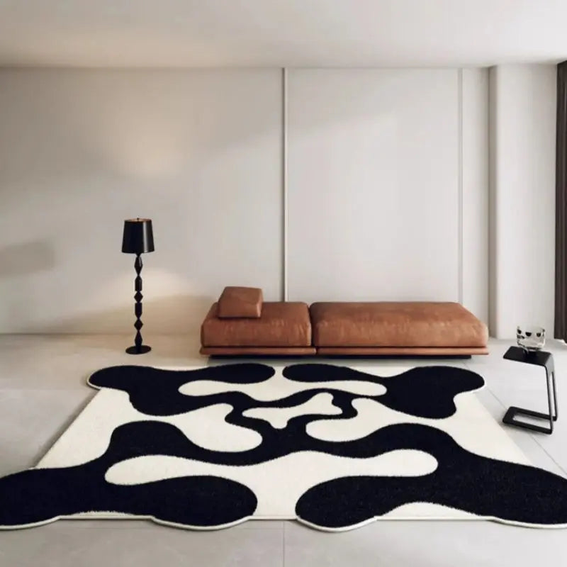 Eleganter Wellenmuster Teppich