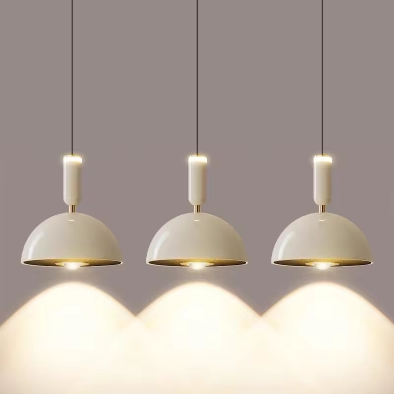 Suspension LED Nordic Macaron - Moderne Lampe aus Aluminium und Acryl