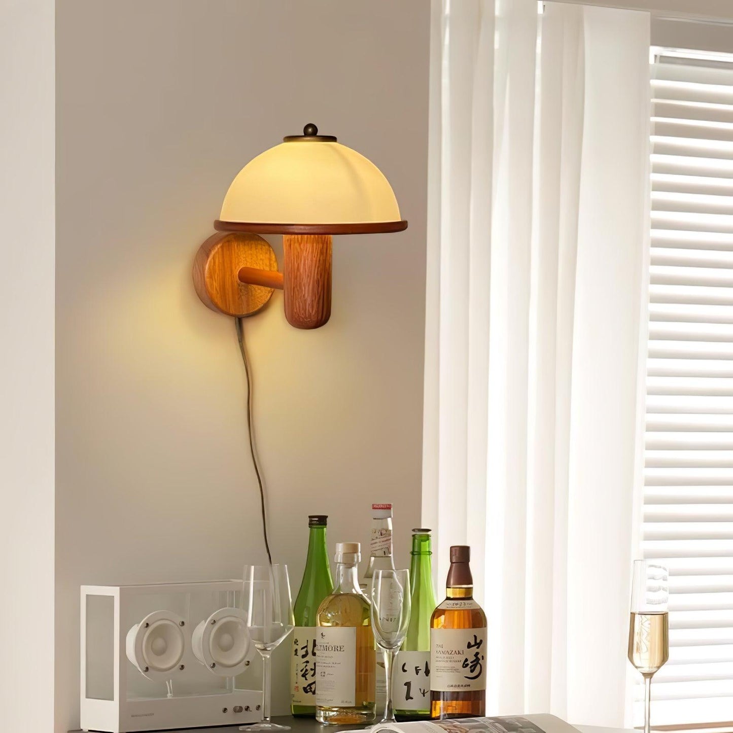 Garduru Pilzförmige Wandlampe – Natürliche und Verspielt Beleuchtung für Ihr Zuhause