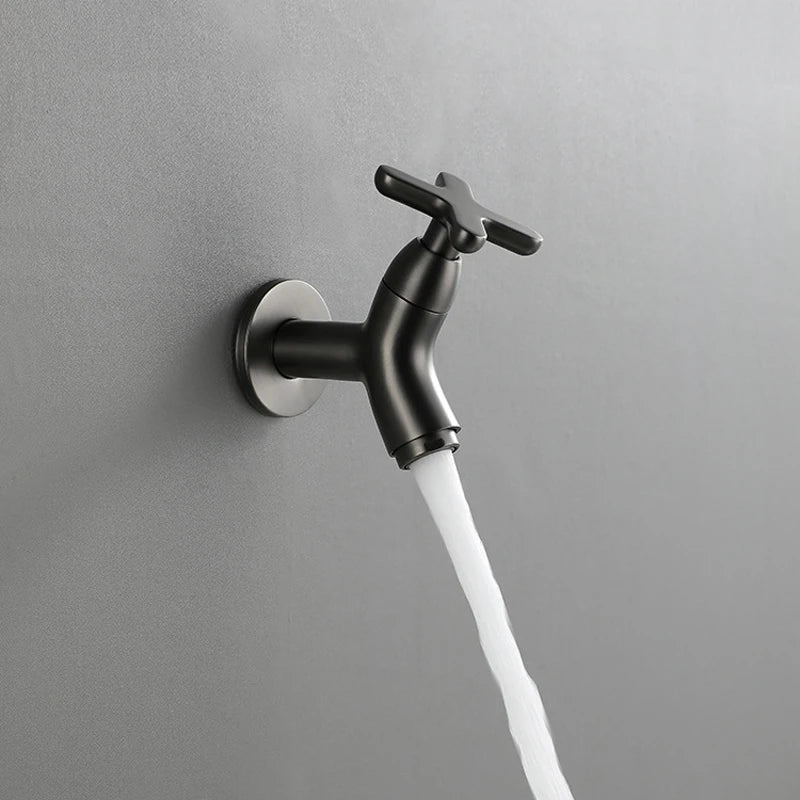 Langlebiger Einhebel-Messing-Wasserhahn für Innen- und Außenbereiche