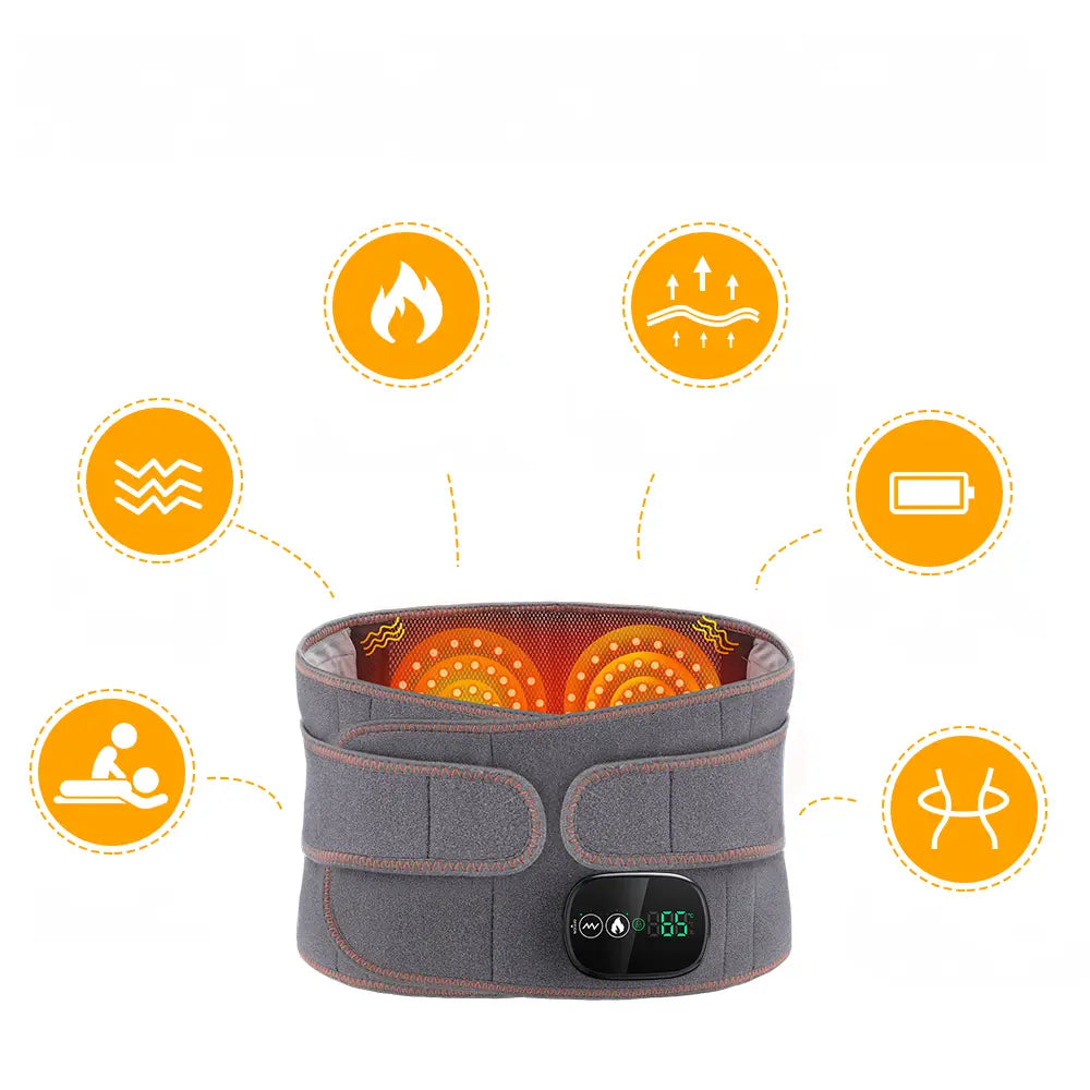 WarmWell - Infrarot-Rückenstütze mit Massagefunktion