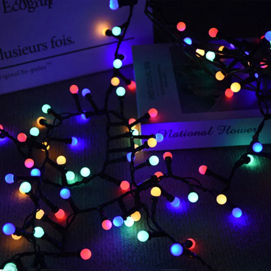 TwinkleWave – Wasserdichte LED-Lichterkette für Außen