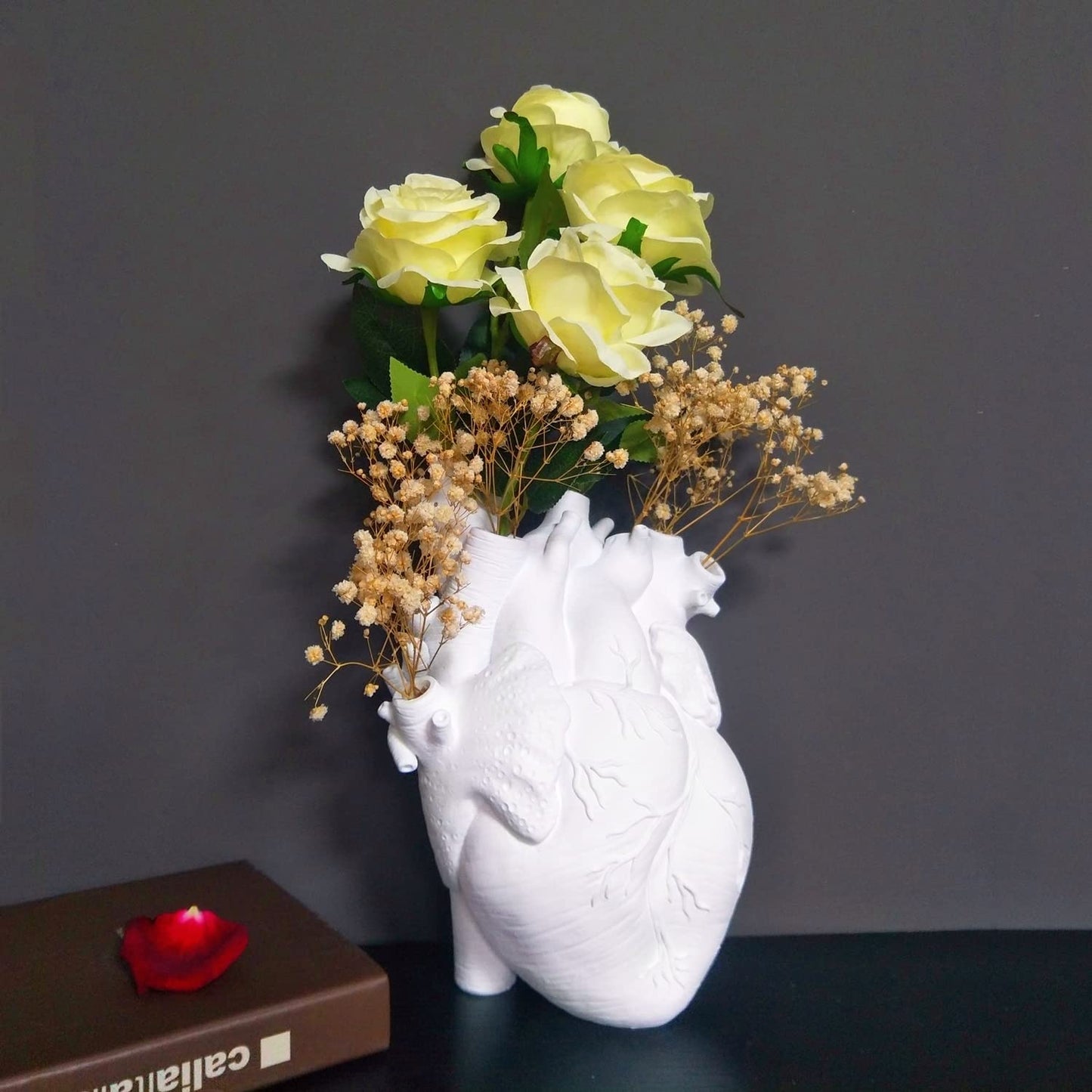 Garduru herzförmiges Harz Vase Dekor