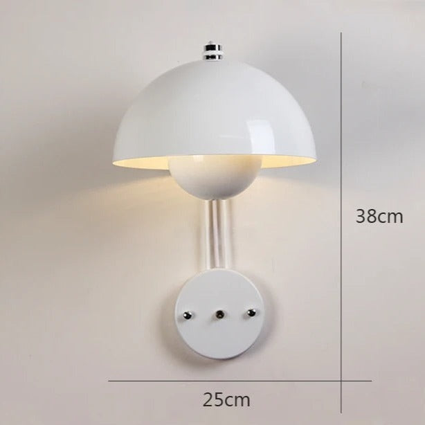 Auroraglo moderne Wandleuchte - Blumenform-Design, LED-Beleuchtung, ideal für das Schlafzimmer