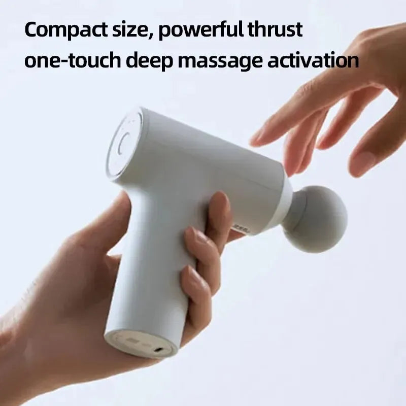 Xiaomi Mini Faszien Massagepistole – Tragbar 12kg Schub, Intelligente Zahnradgedächtnis, 2500rpm