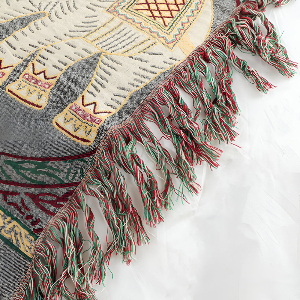 Bohemian Elefantenmuster Quastendecke