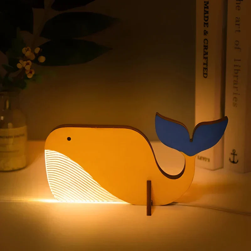 JungleGlow – Süße Tischlampe mit Tierdesign für ein bezauberndes Kinderzimmer
