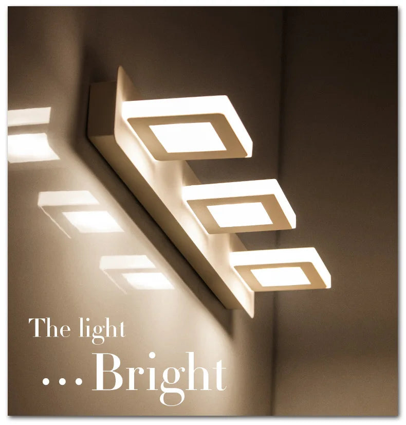 1-4 Köpfe Aluminium Badezimmer LED Vanity Licht Wandlampe Spiegel Licht