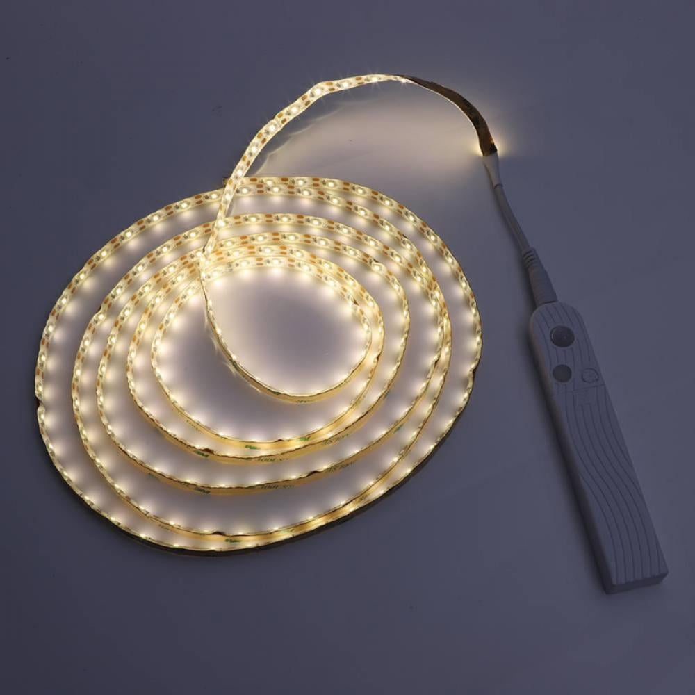 LED Lichtstreifen mit Fernbedienung – 2 Meter flexibler Strip für dekorative Beleuchtung in Schränken und Regalen