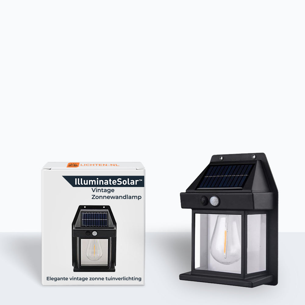 Garduru Solar-Wandlampe mit Bewegungsmelder