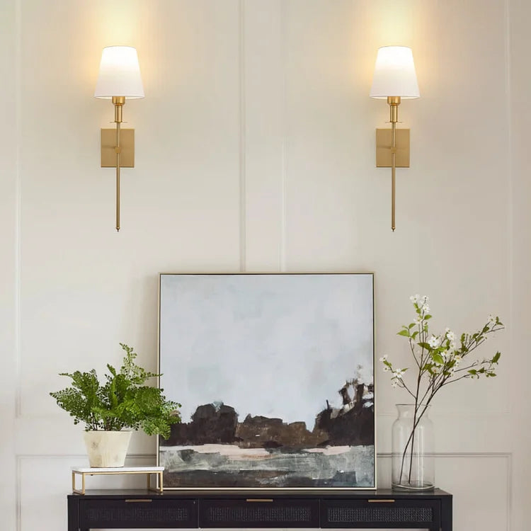 Wandleuchte Akku Modern Stoff Wandleuchte