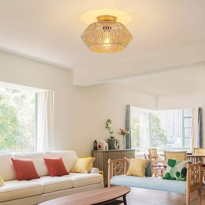 Bohémienne Hängeleuchte - Handgefertigte Lampe für einen eklektischen und warmen Stil