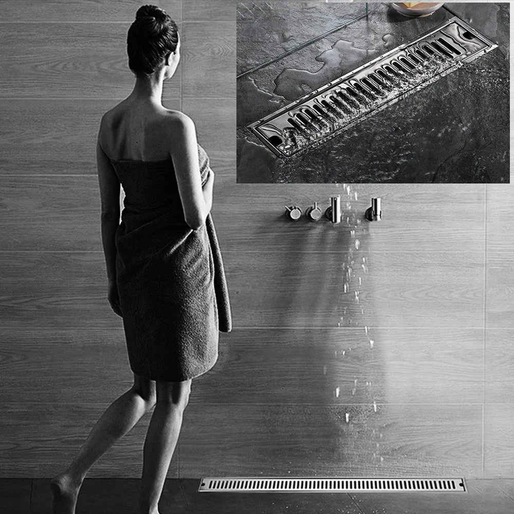 Duschabfluss Edelstahl Badezimmer Bodenentwässerung Abwasserabfluss