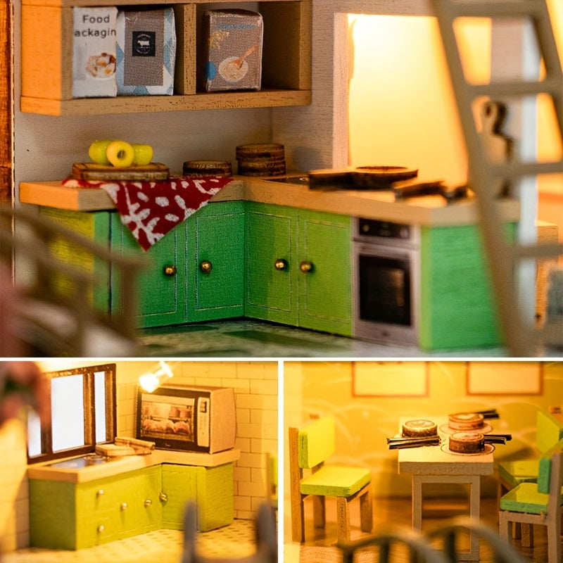Lichtnest Miniaturhaus - Kreativer Bauspaß für jeden Hobbyisten