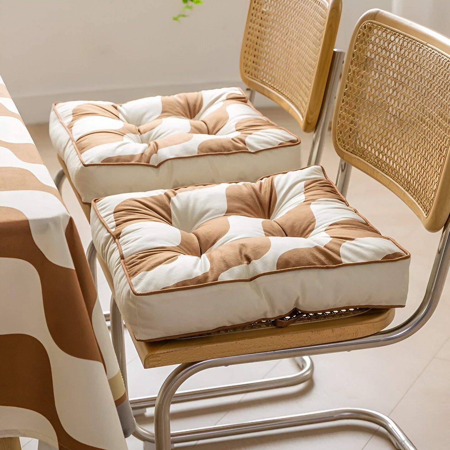 Abstraktes Design Gedrucktes Sitzkissen