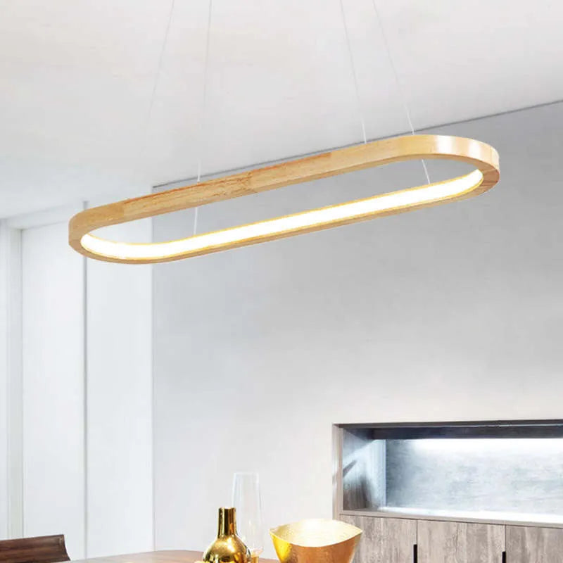 Deckenleuchte Holz LED Hängeleuchte