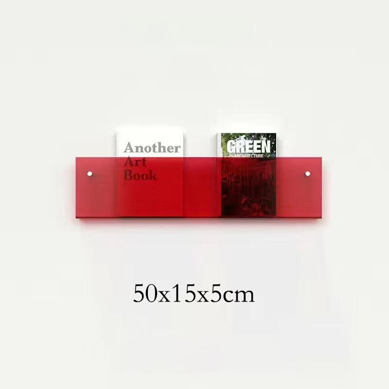 Wandregal Klar Acryl Zeitschriftenhalter