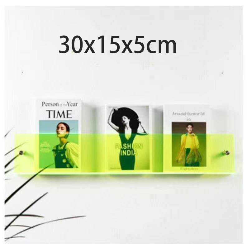 Wandregal Klar Acryl Zeitschriftenhalter