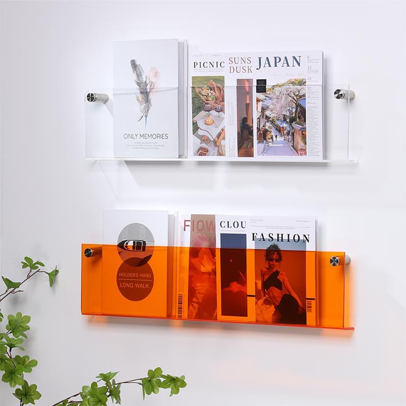 Wandregal Klar Acryl Zeitschriftenhalter