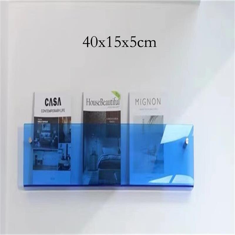 Wandregal Klar Acryl Zeitschriftenhalter